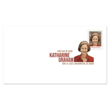 《Katharine Graham》数码彩色邮戳