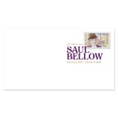 《Saul Bellow》数码彩色邮戳图像