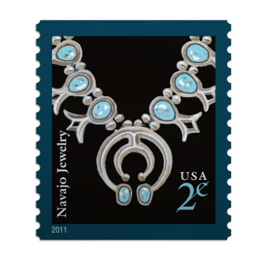《Navajo Jewelry》邮票