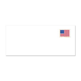 U.S. Flag Forever 10 号邮资已付普通信封（WAG）