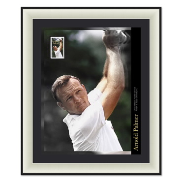 Arnold Palmer 裱框邮票