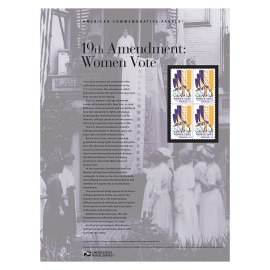 19th Amendment：《Women Vote》纪念邮票