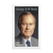 《George H.W. Bush》邮票图像