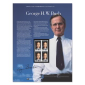 《George H.W. Bush》美国纪念邮票图像