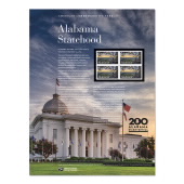 《Alabama Statehood 》美国纪念邮票图像