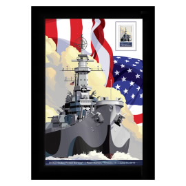 《USS Missouri》裱框邮票艺术
