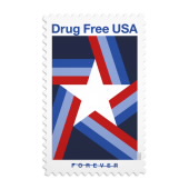 《Drug Free USA》邮票图像