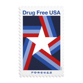 《Drug Free USA》邮票