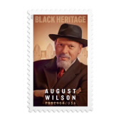 《August Wilson》邮票图像