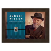 《August Wilson》裱框邮票图像