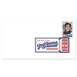 《Yogi Berra》数码彩色邮戳