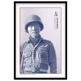 孤注一掷：《Japanese American Soldiers of WWII》裱框邮票艺术