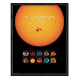 《Sun Science》裱框邮票