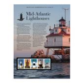 《Mid-Atlantic Lighthouses》美国纪念邮票图像