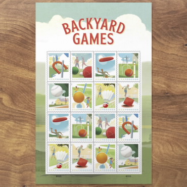 《Backyard Games》邮票