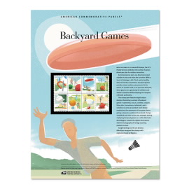 《Backyard Games》美国纪念邮票