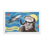 《Eugenie Clark》邮票图像