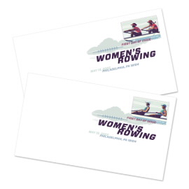 《Women's Rowing》数码彩色邮戳