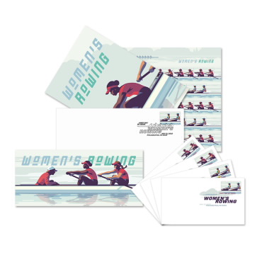 《Women's Rowing》邮票典礼仪式纪念品