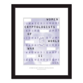 《Women Cryptologists of World War II》裱框邮票