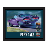 《Pony Cars》裱框邮票 - 《Dodge Challenger》图像