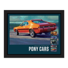 《Pony Cars》裱框邮票 - 《AMC Javelin》