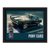 《Pony Cars》裱框邮票 - 《Chevrolet Camaro》图像