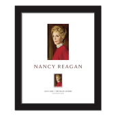 《Nancy Reagan》裱框邮票图像