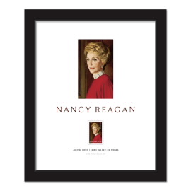 Nancy Reagan Framed Stamp