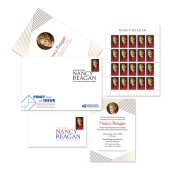 《Nancy Reagan》邮票仪式纪念品图像