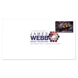 《James Webb Space Telescope》数码彩色邮戳