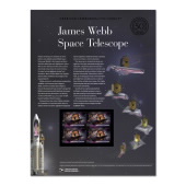 《James Webb Space Telescope》美国纪念邮票图像