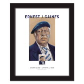 《Ernest J. Gaines》裱框邮票图像