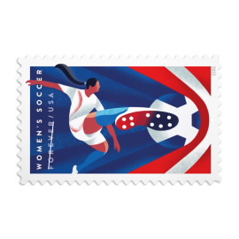 Women's Soccer Stamps