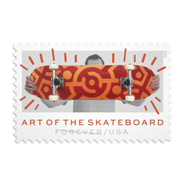 《Skateboard》邮票的艺术