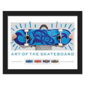 《Art of the Skateboard》裱框邮票图像