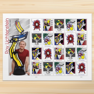 《Roy Lichtenstein》邮票