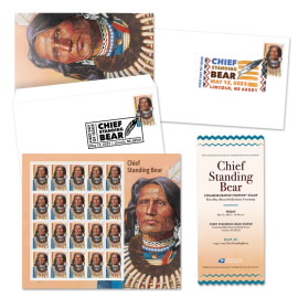 《Chief Standing Bear》邮票典礼仪式纪念