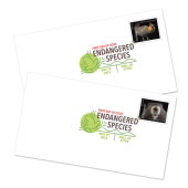《Endangered Species》数码彩色邮戳图像