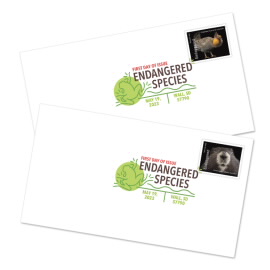 《Endangered Species》数码彩色邮戳