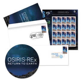 OSIRIS-Rex Stamp Ceremony Memento