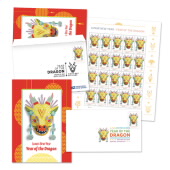Lunar New Year: 《Year of the Dragon》邮票典礼仪式纪念品图像