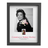 《Constance Baker Motley》裱框邮票图像