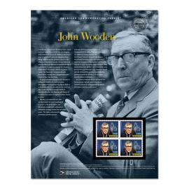 《John Wooden》 美国纪念邮票