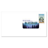 《Bluegrass》数码彩色邮戳图像