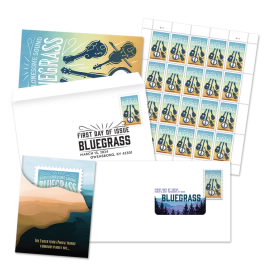 《Bluegrass》邮票典礼仪式纪念品