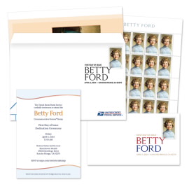 《Betty Ford》邮票典礼仪式纪念品