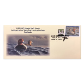 《Redhead Duck》 2022-2023 遗产纪念邮戳