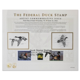 Redhead Duck 2022-2023 Commemorative Card