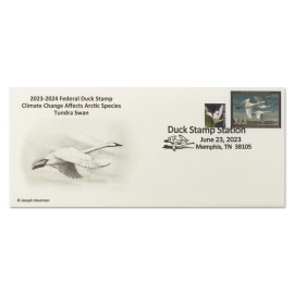 《Tundra Swans》 2023-2024《Arctic Species》纪念邮戳